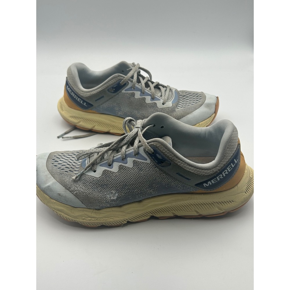 Merrell Agility Peak‎ 4 Womens 9.5 Trail Running Shoes Grey Blue J068462